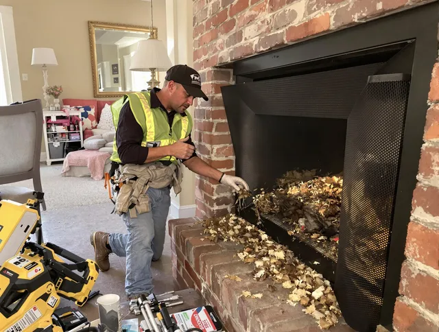 Safe screening installation by Sharon Chimney Sweep in Sharon, MA